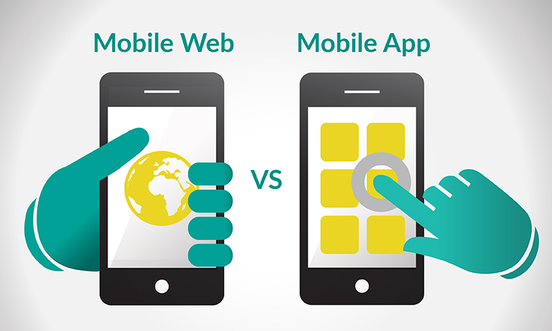 تفاوت بین اپلیکیشن موبایل و وب سایت ریسپانسیو
